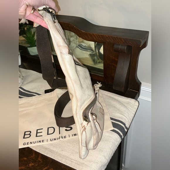 NWT Bed Stu Leather Andie Sling Backpack Nectar Lux Retail $255 - Picture 7 of 11